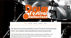 Desktop Screenshot of drumfestivalswitzerland.com